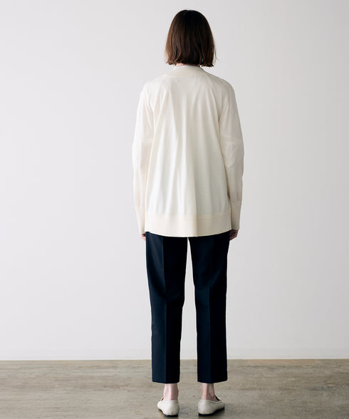 【SOI-MeME】sheer fringe high gauge cardigan